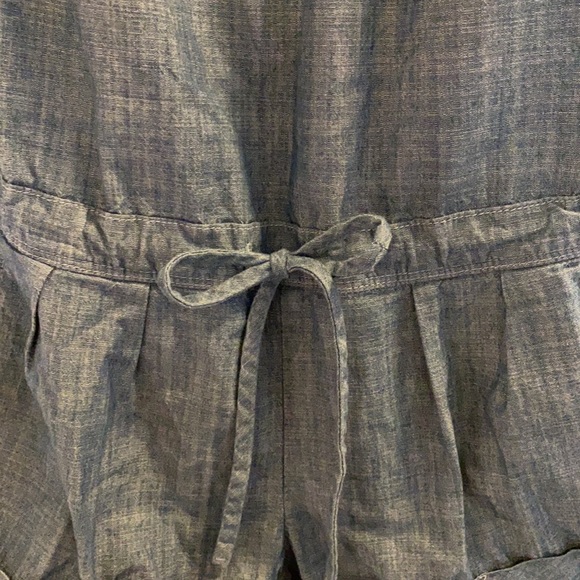 7 for all mankind denim romper in xs - Picture 5 of 6